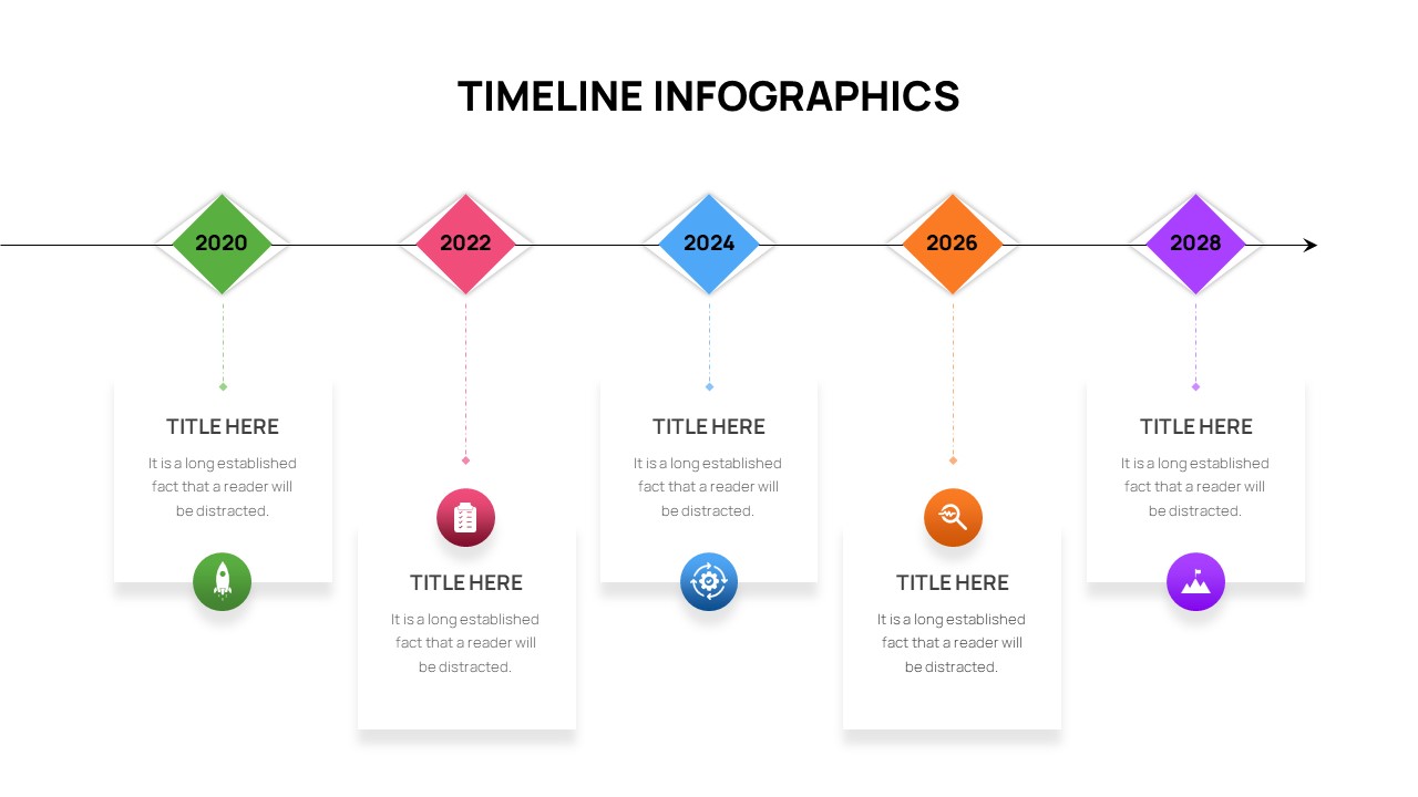 PowerPoint Timeline Infographic Template