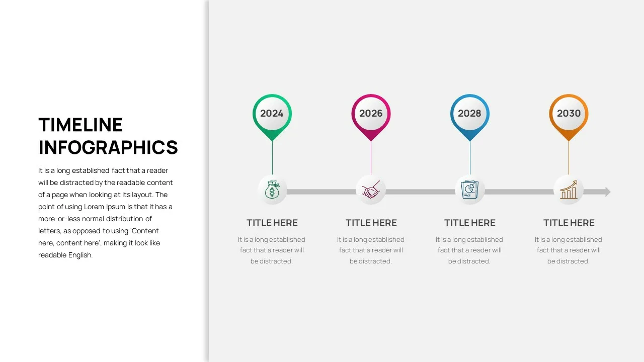 Business Timeline Slide SlideKit