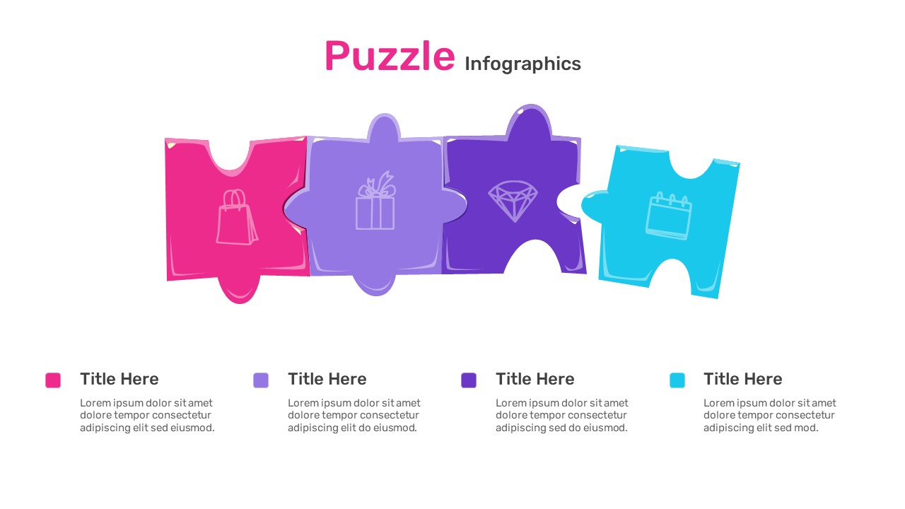 Editable PowerPoint Puzzle Pieces Template