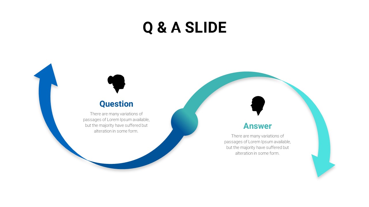 Editable Question And Answer Ppt Slide