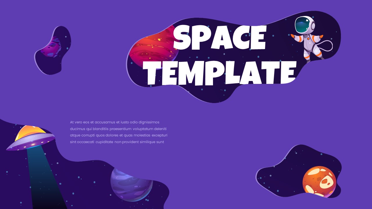 Editable Space Template For PowerPoint