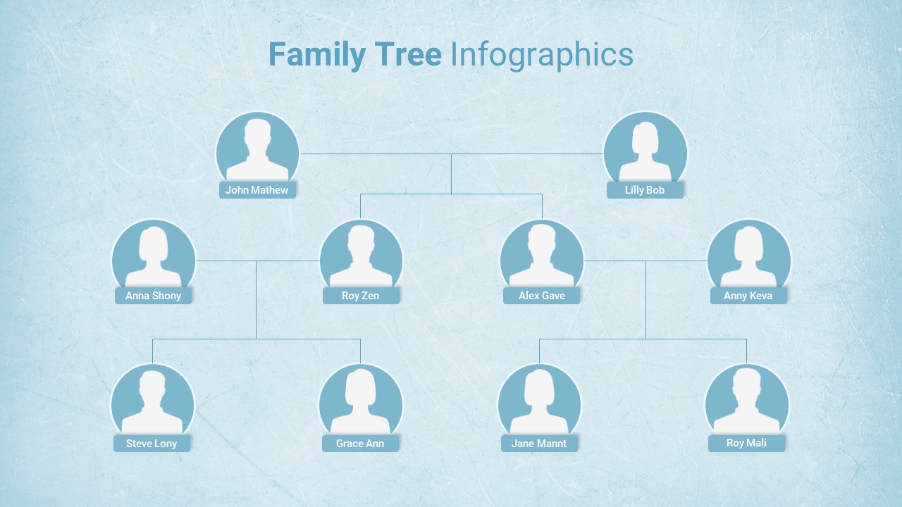 Family Tree PPT Infographics Template