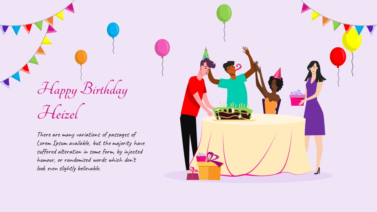 Happy Birthday PowerPoint Background