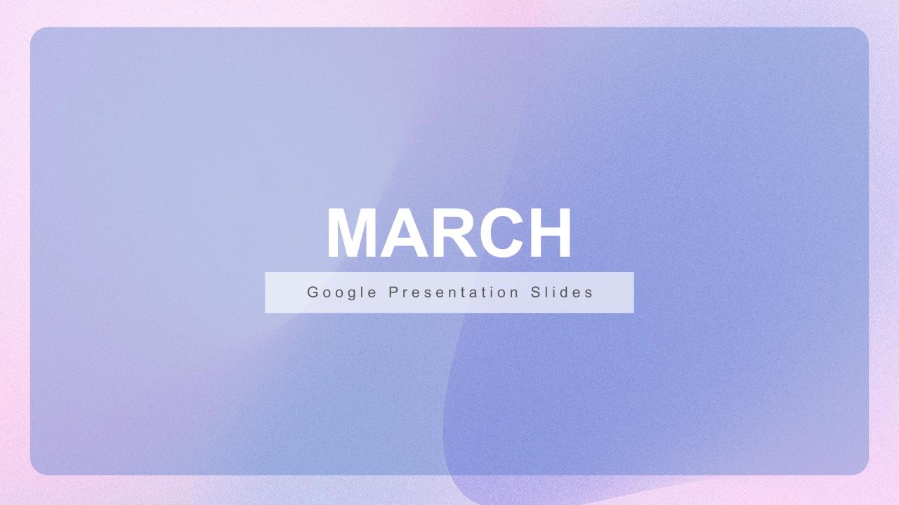 March Monthly Planner PowerPoint Templates