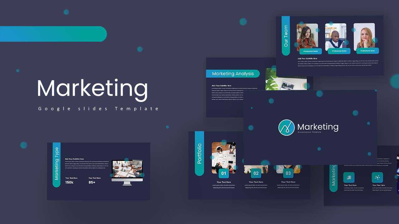 Marketing Plan PowerPoint Template Cover Image