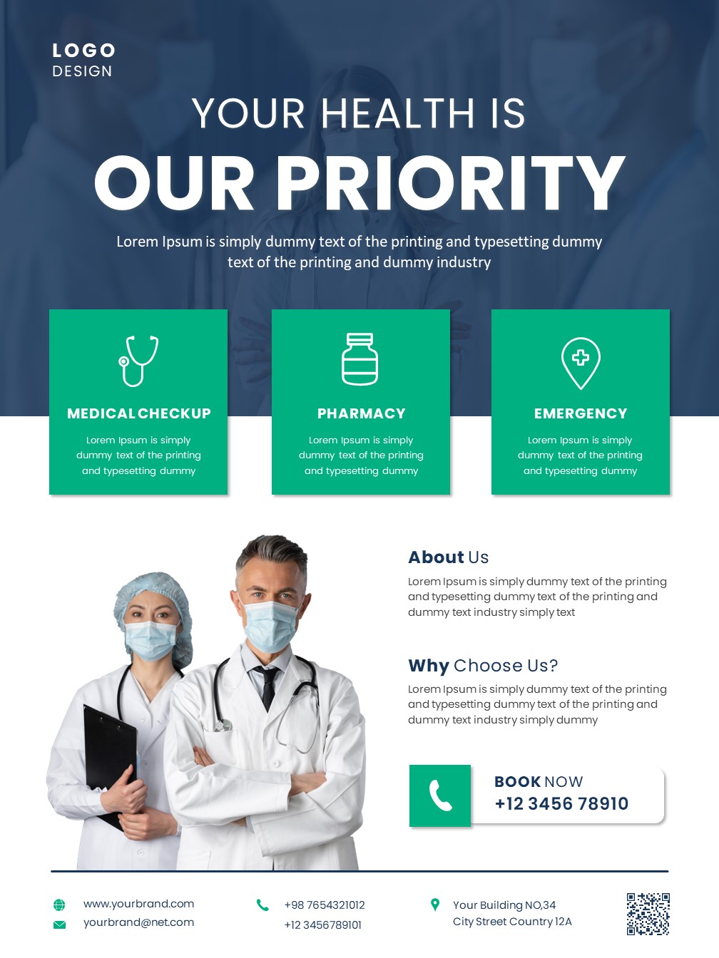 Medical Poster Presentation Template PowerPoint For Free