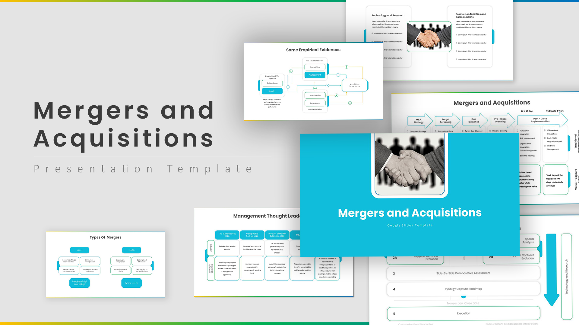 Merger And Acquisition Presentation Templates