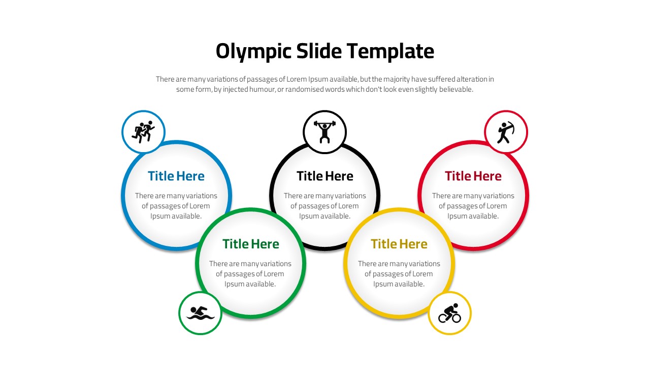 Olympics PowerPoint Theme Infographics Template