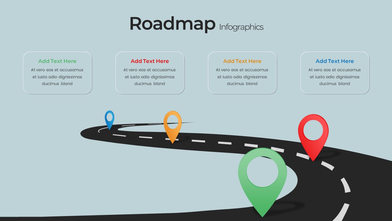 PowerPoint Road Map Template