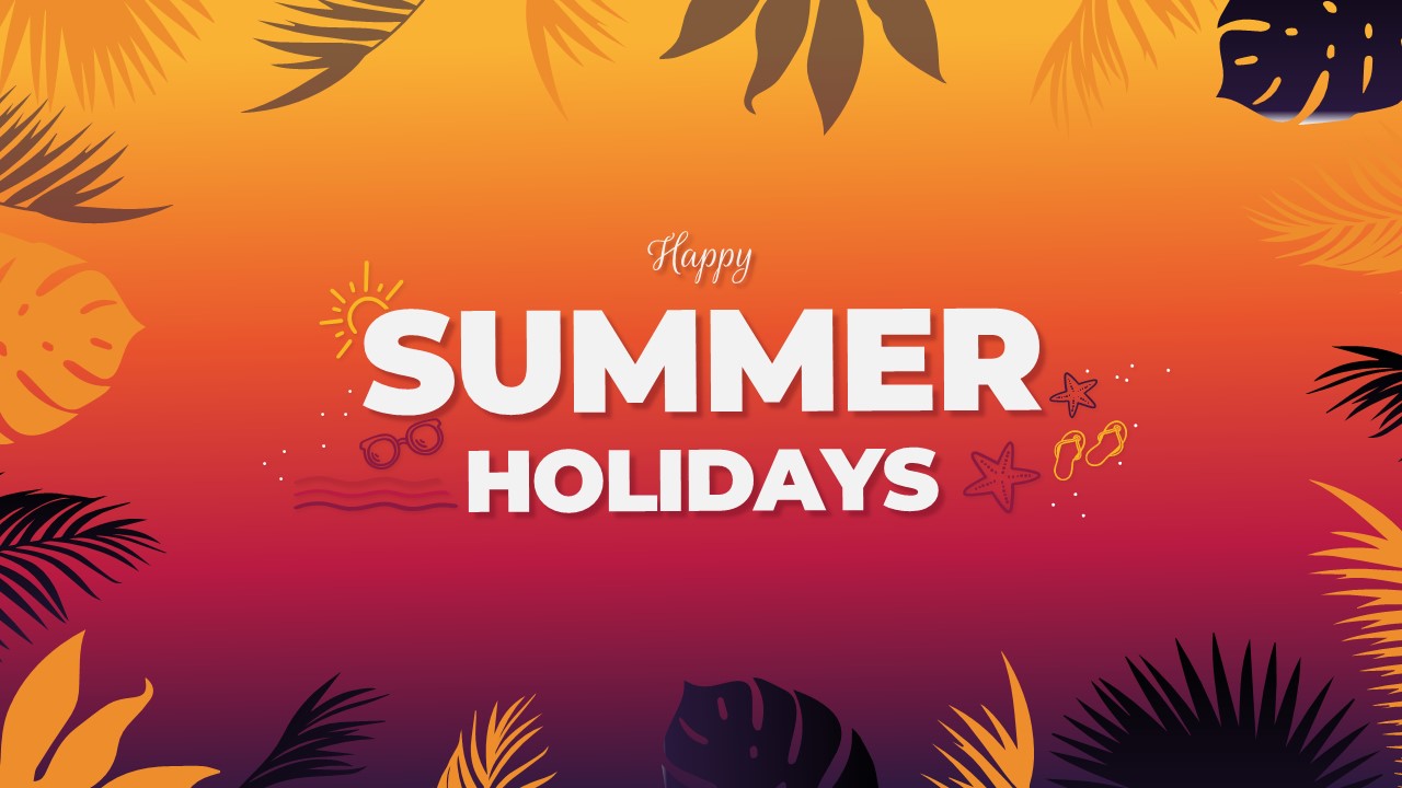 Summer Holiday Ppt Theme Template