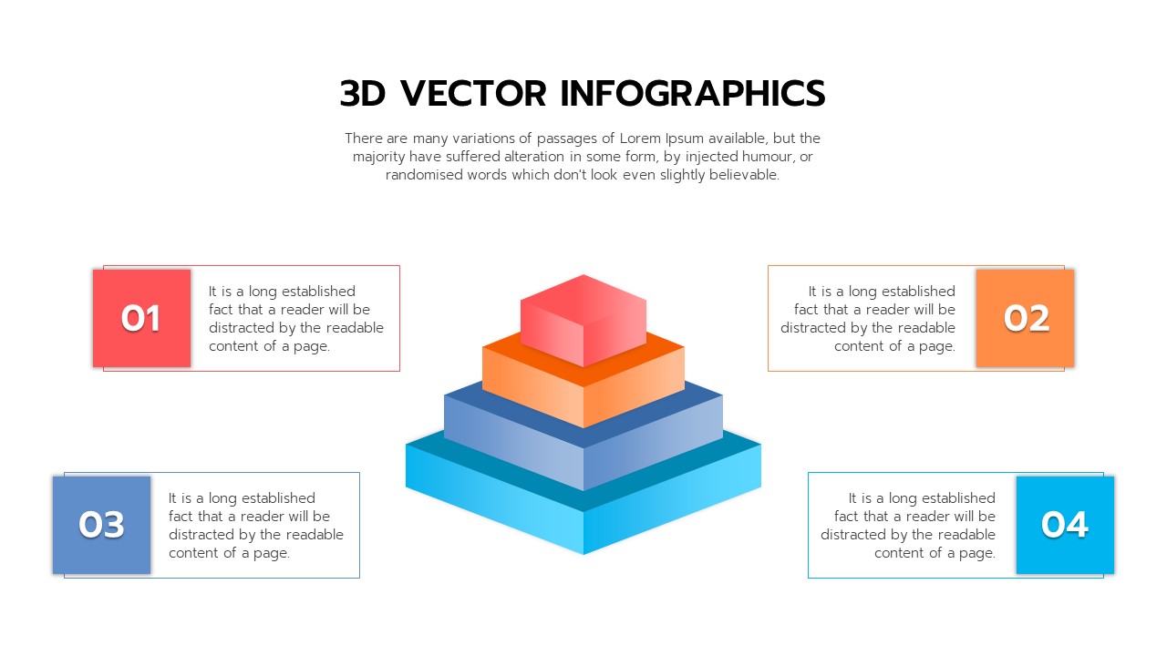 3D Pyramid PowerPoint Template