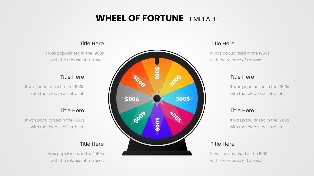 Animated Wheel Of Fortune For PowerPoint