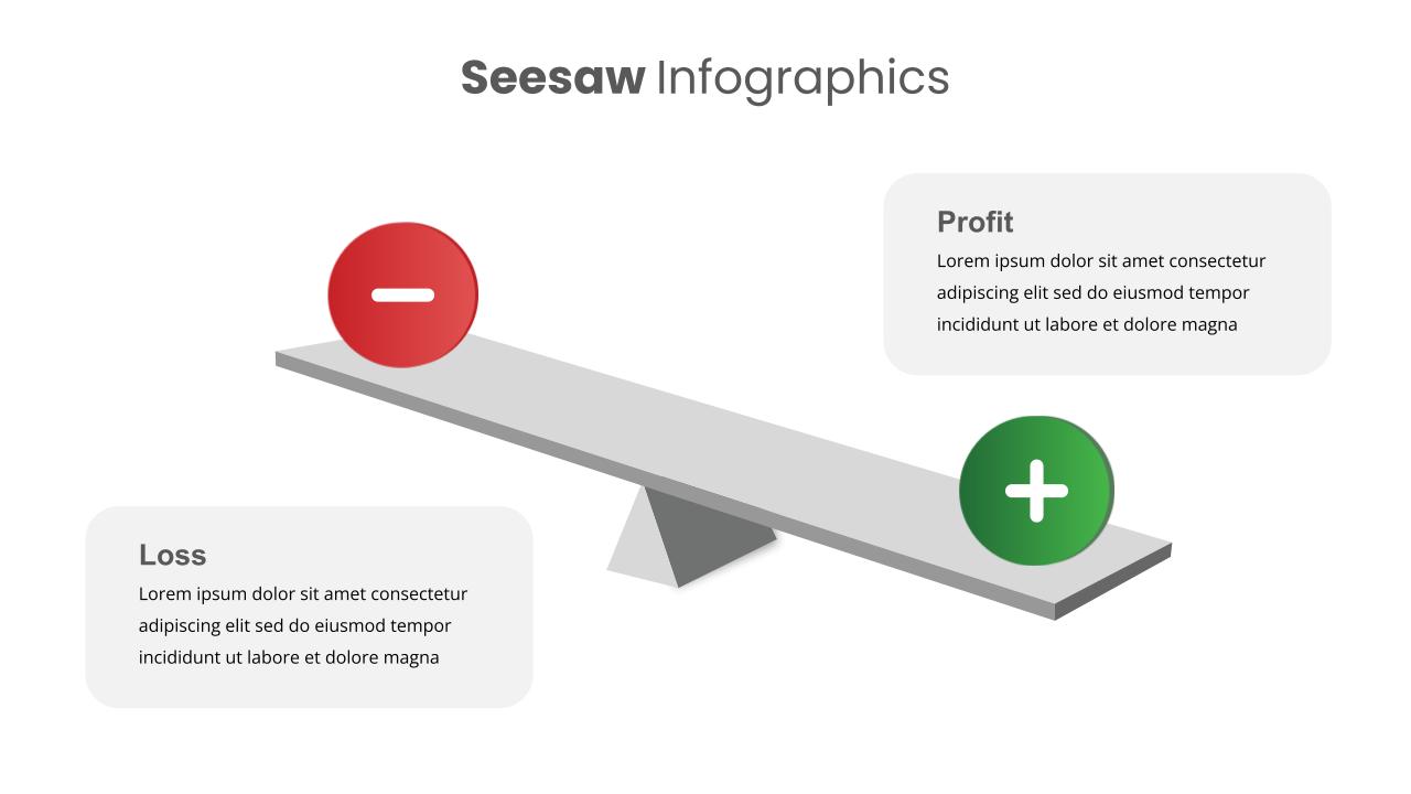 Editable Seesaw PowerPoint Template