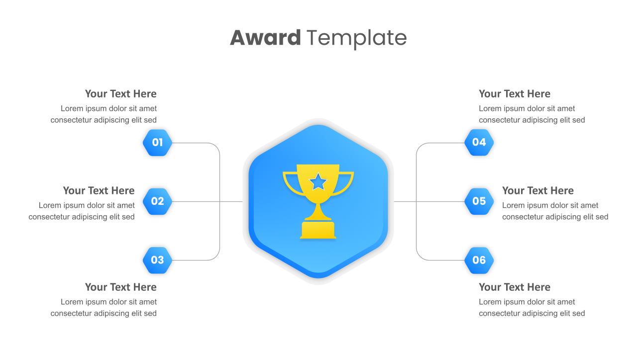 Infographics Awards PPT Template