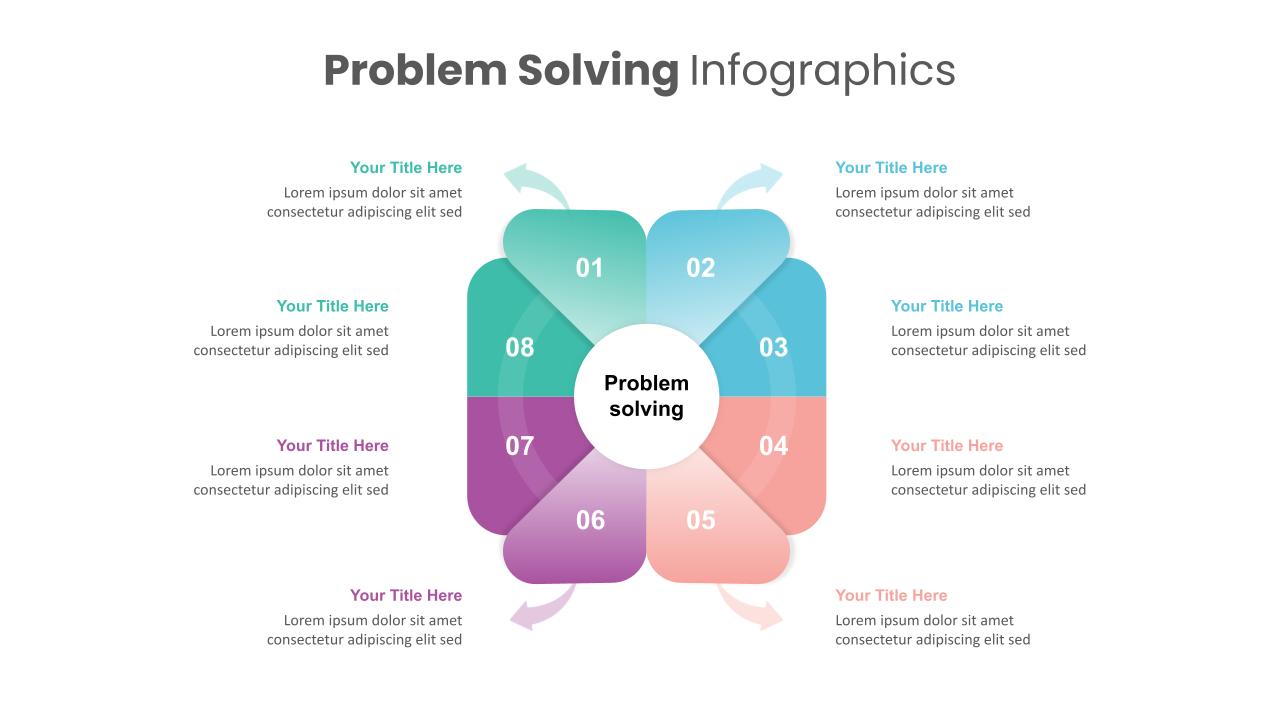 Infographics Problem Solution PowerPoint Template