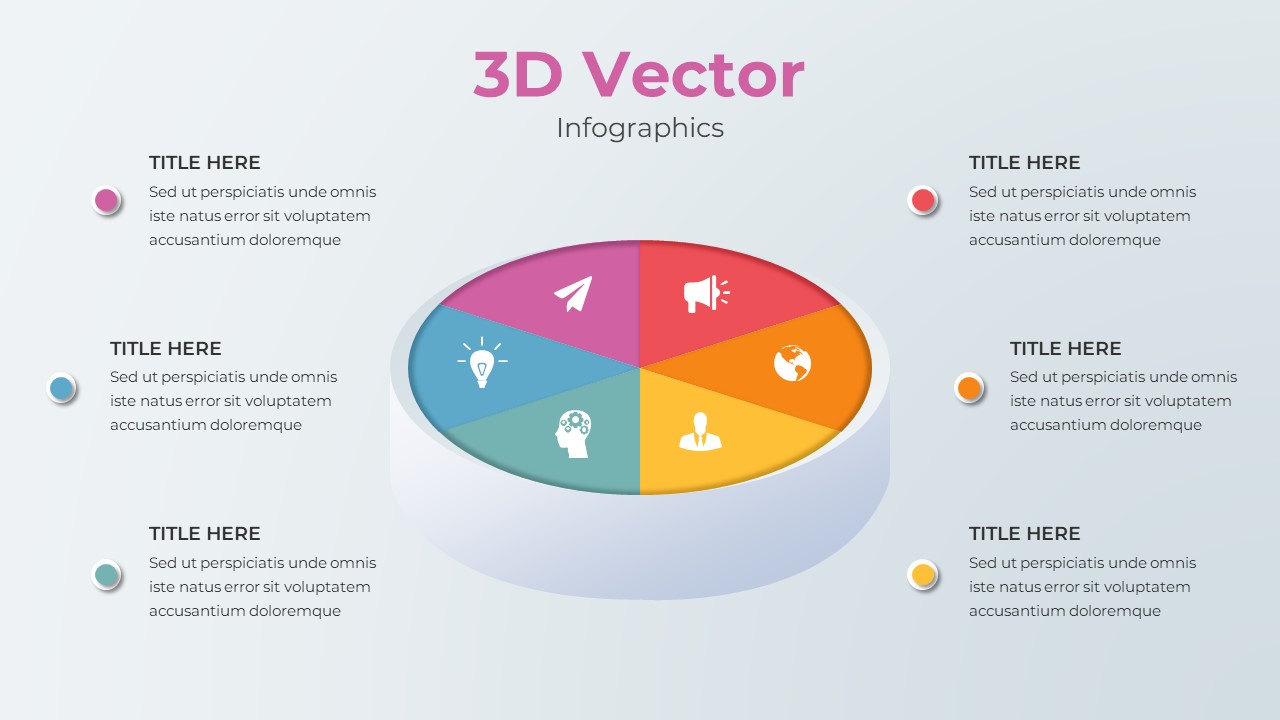 3D Pie Chart For PowerPoint Presentation