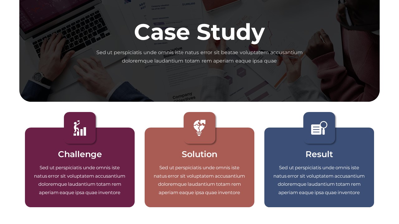 Case Study PPT Presentation Template