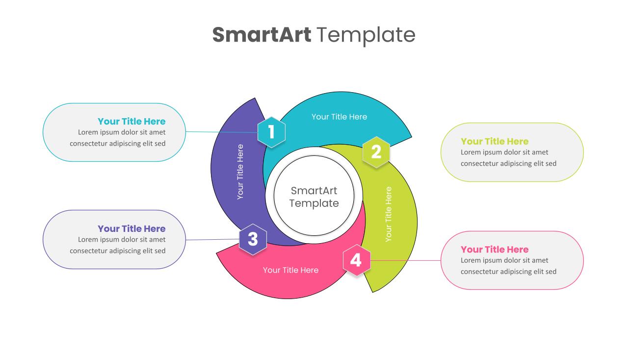 Circular Process PowerPoint Presentation SmartArt Graphics Template