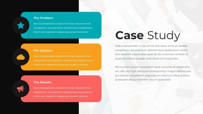 Editable Business Case Slide - SlideKit