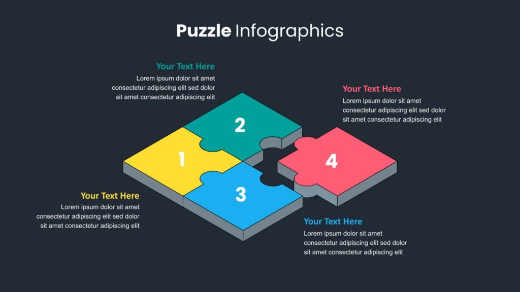 Puzzle Pieces Infographics Presentation Slides Slidekit