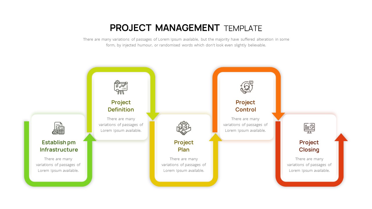 3 Step Process Diagram Template For PowerPoint and Google Slides- SlideKit