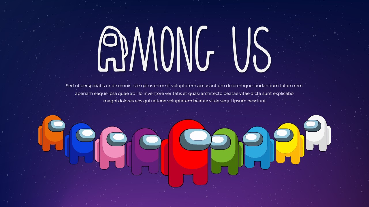 Redesigned Among Us Website Template