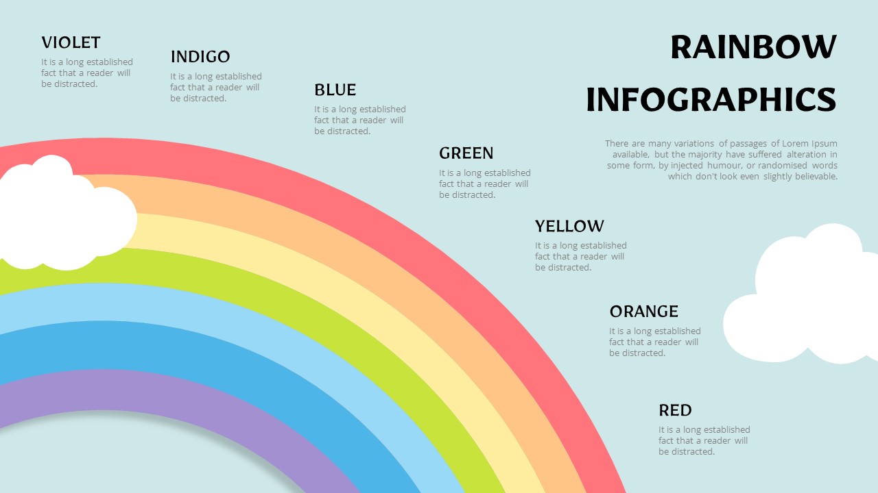 Infographic Rainbow PowerPoint Presentation Template