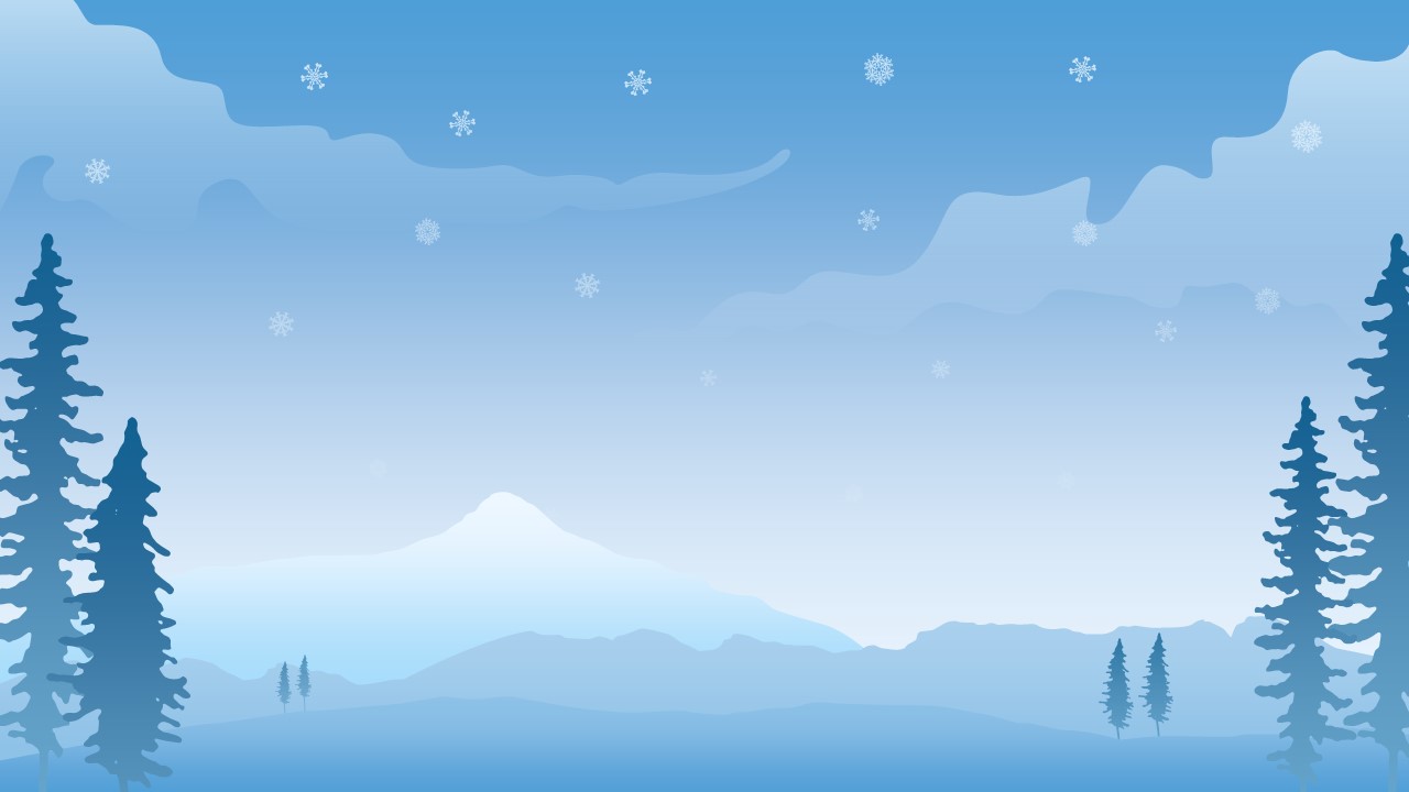 Winter PPT Background Template