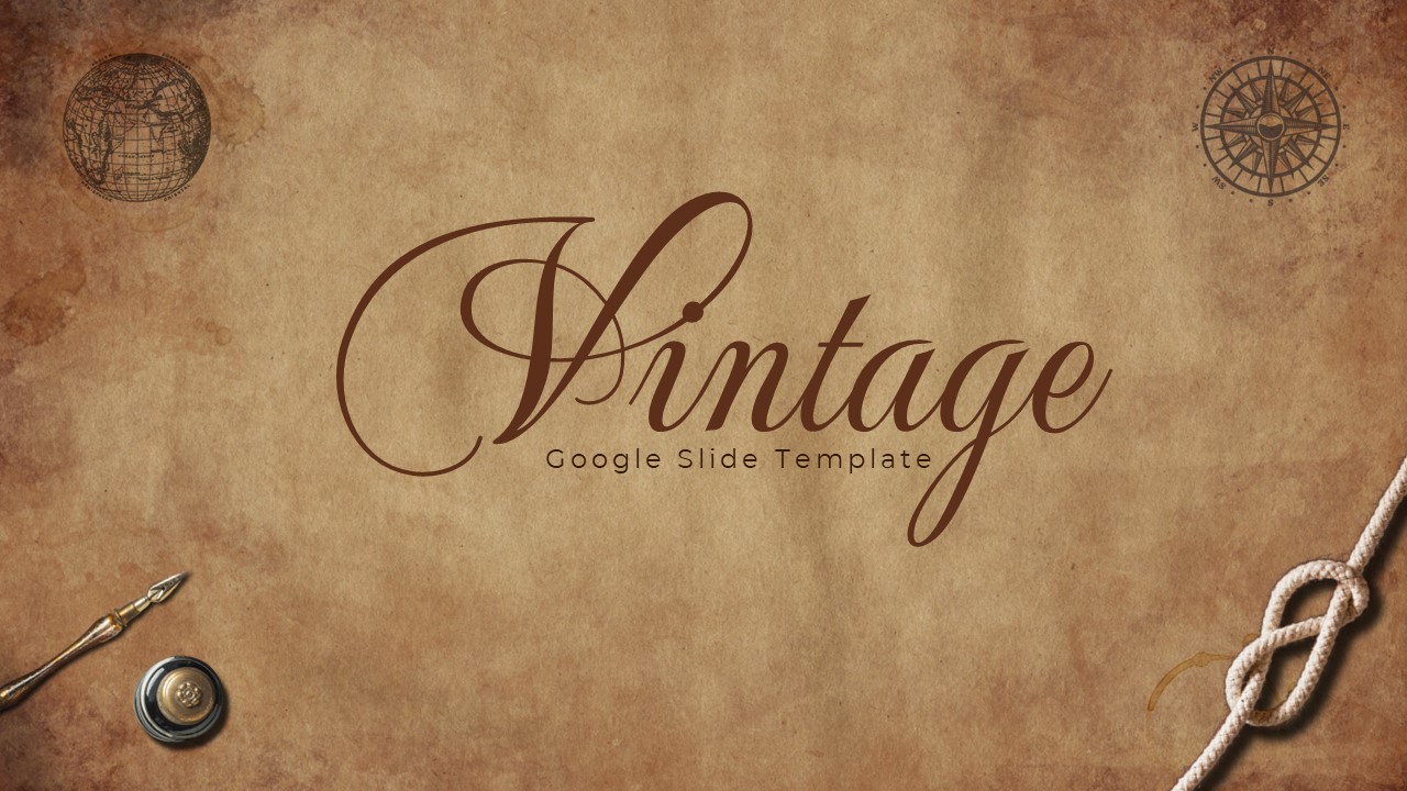 Vintage Presentation Template for PowerPoint and Google Slides