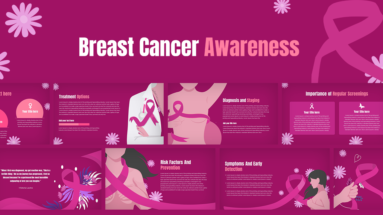 Free Breast Cancer Awareness PowerPoint Template