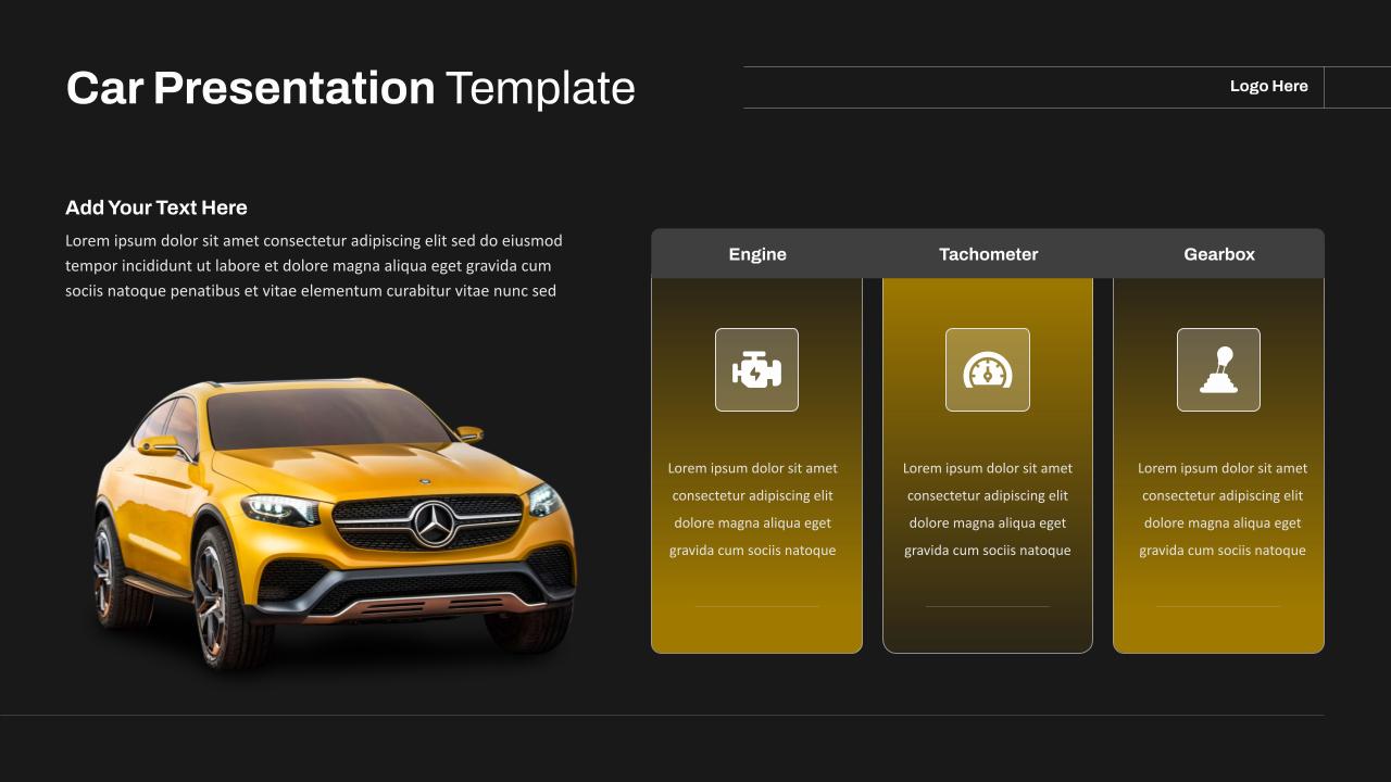 Car Presentation Template for PowerPoint and Google Slides