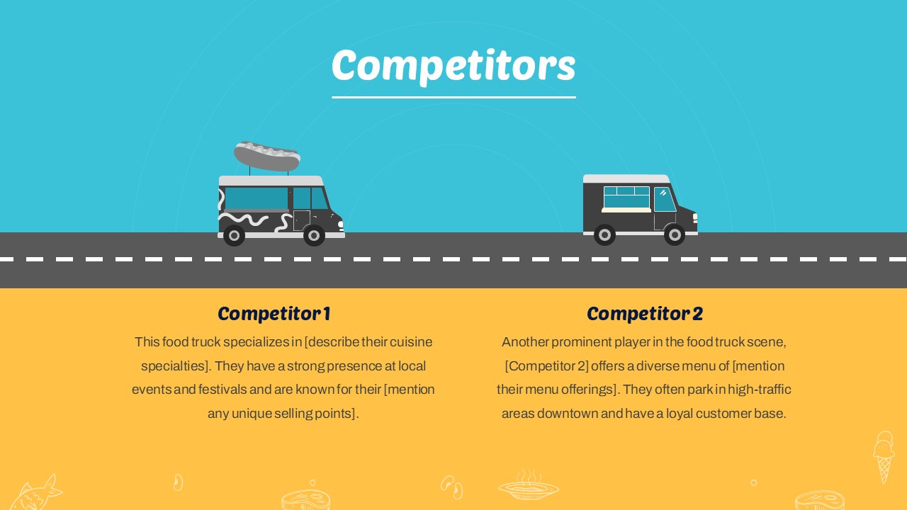 Food Truck Business PowerPoint Templates & Google Slide - SlideKit