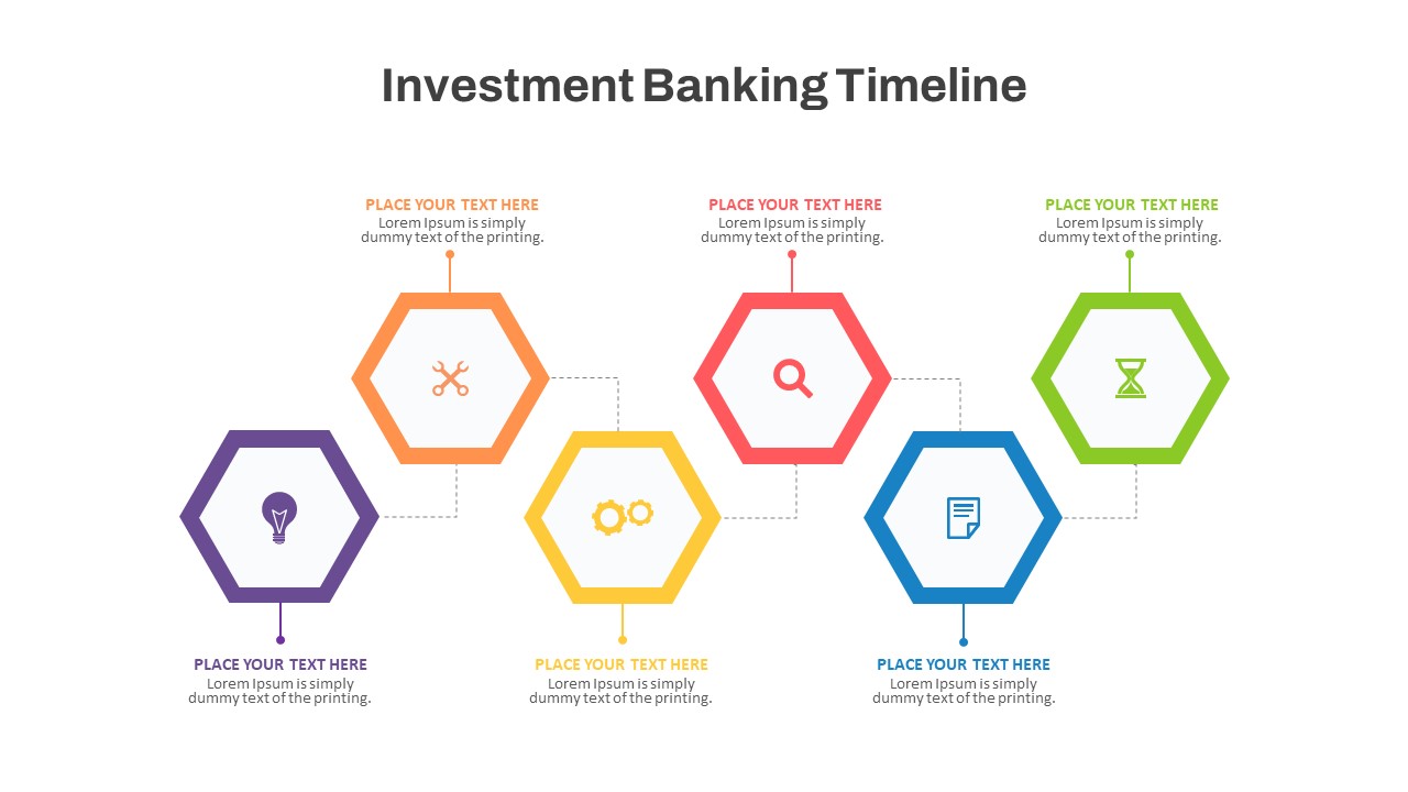 Investment Banking Timeline Slide For PowerPoint