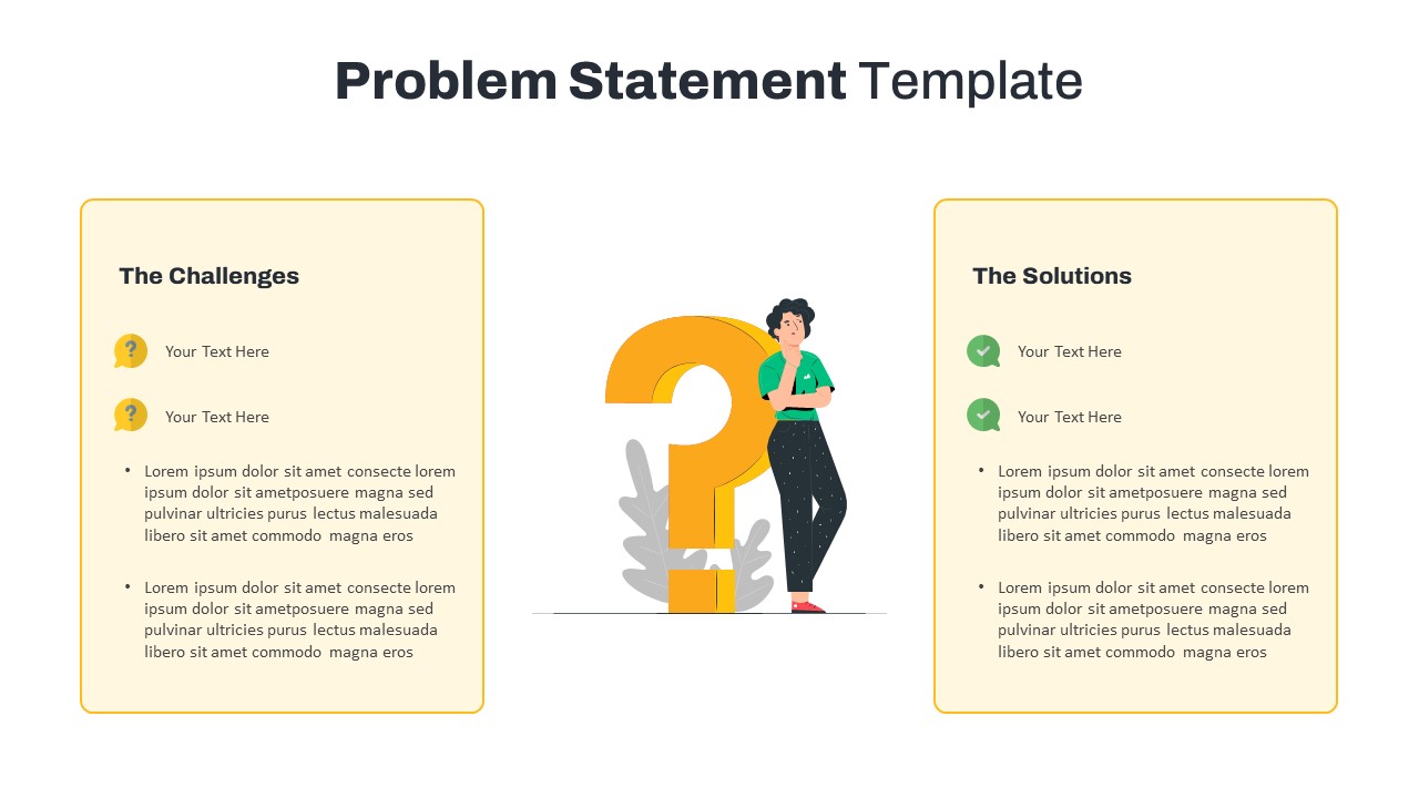 Problem Statement PowerPoint Slide