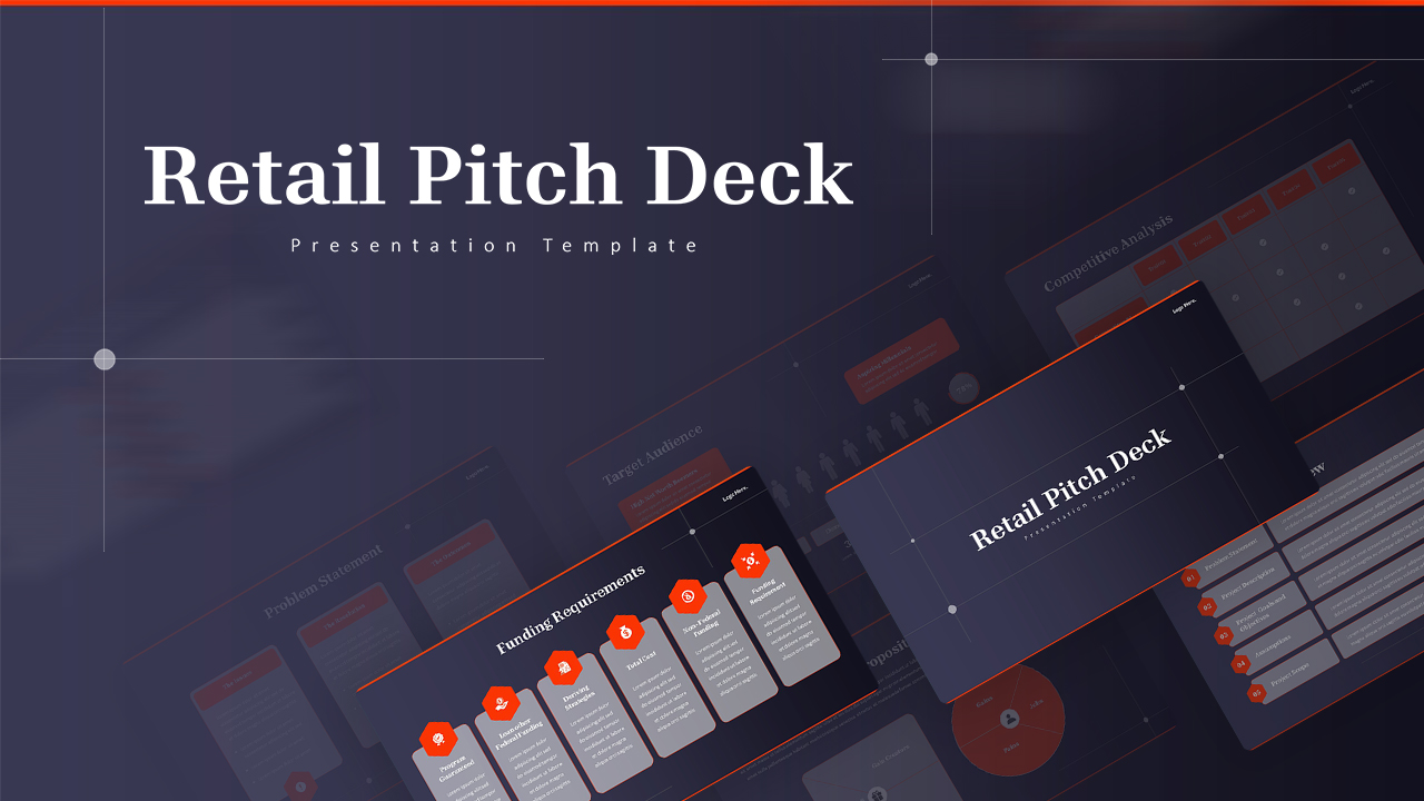 Retail Pitch Deck Mock Up PowerPoint Template