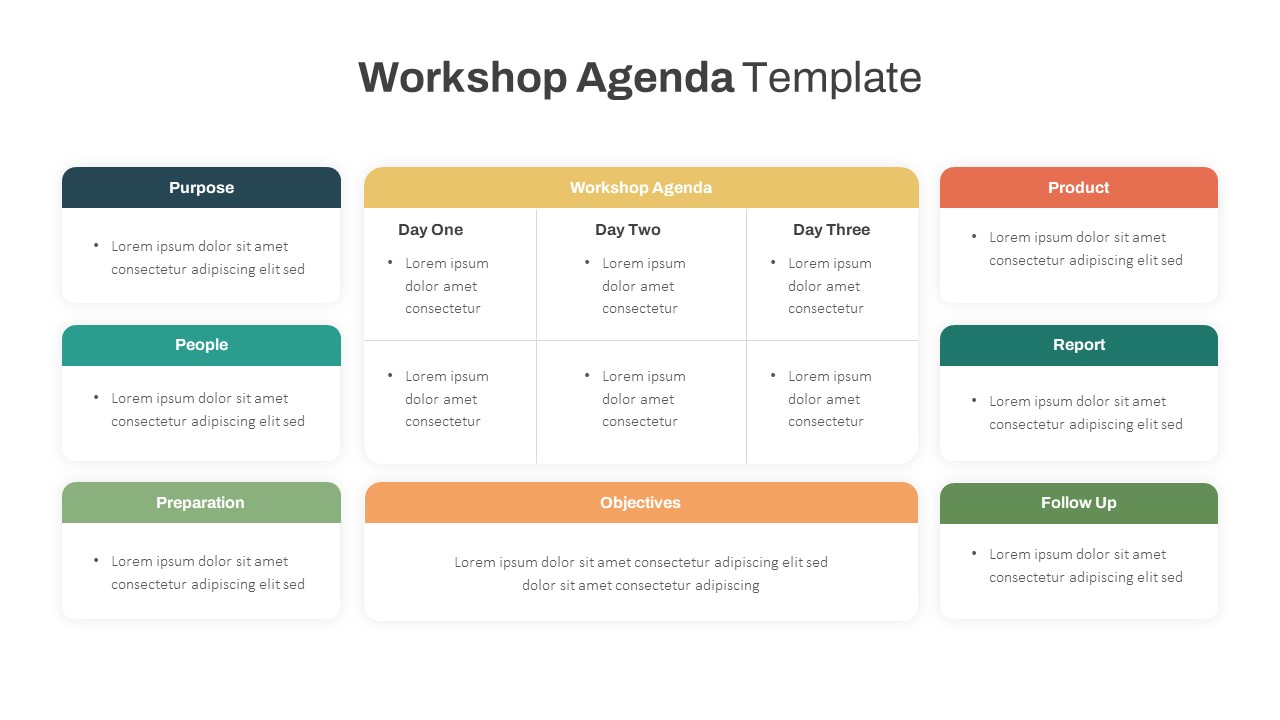 Sample PowerPoint Agenda Slides For Presentation