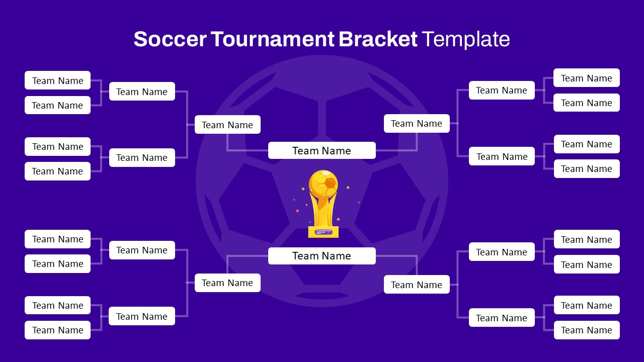 Soccer Tournament Bracket Template PowerPoint and Google Slides