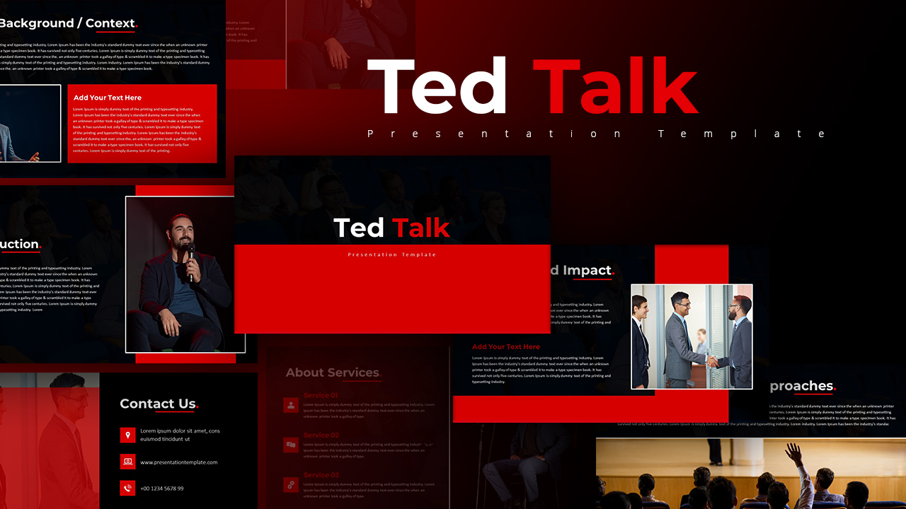 Tedx Presentation Template - SlideKit