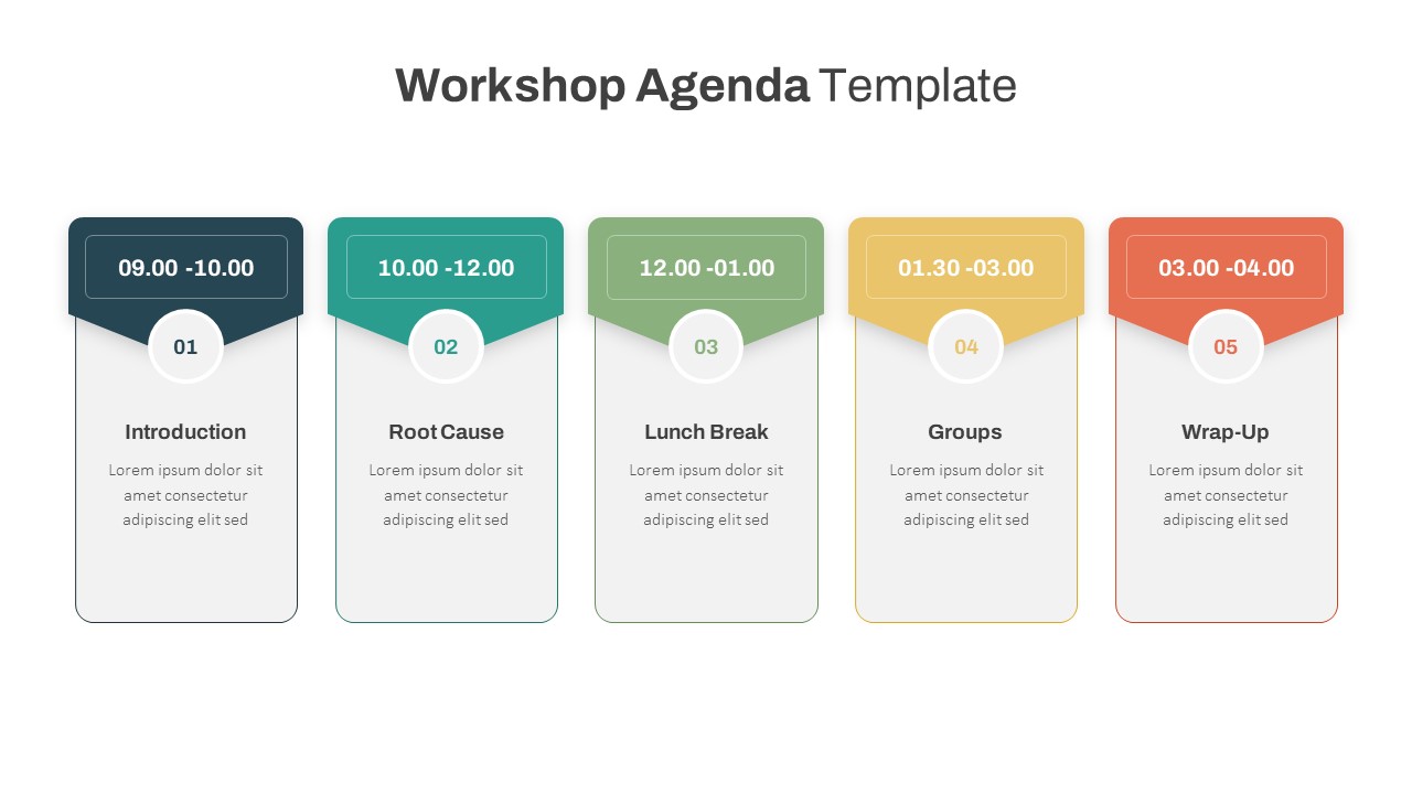 Workshop Agenda PowerPoint Template