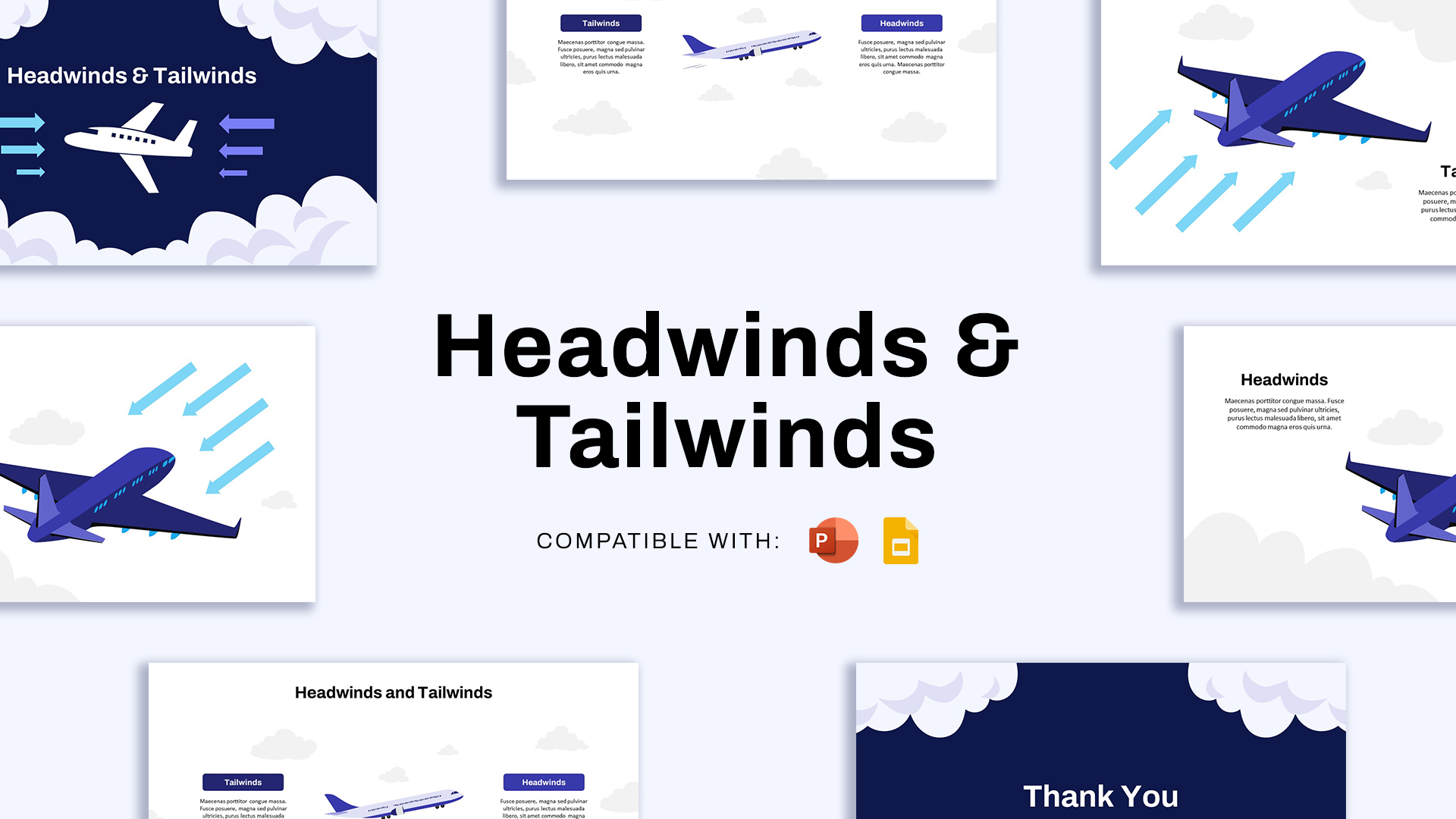 headwinds and tailwinds slide template