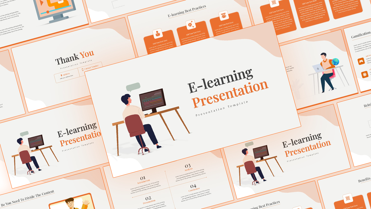 E Learning Presentation Template For PowerPoint And Google Slides