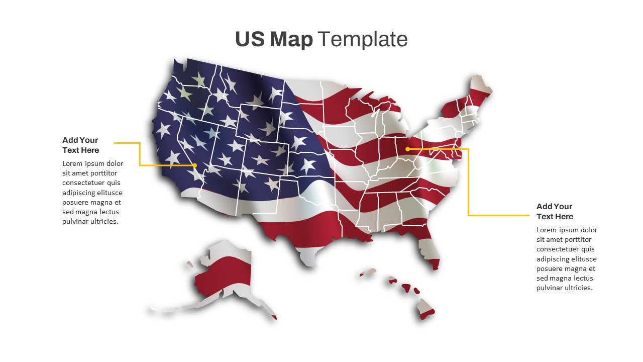 Editable US State Map For PowerPoint