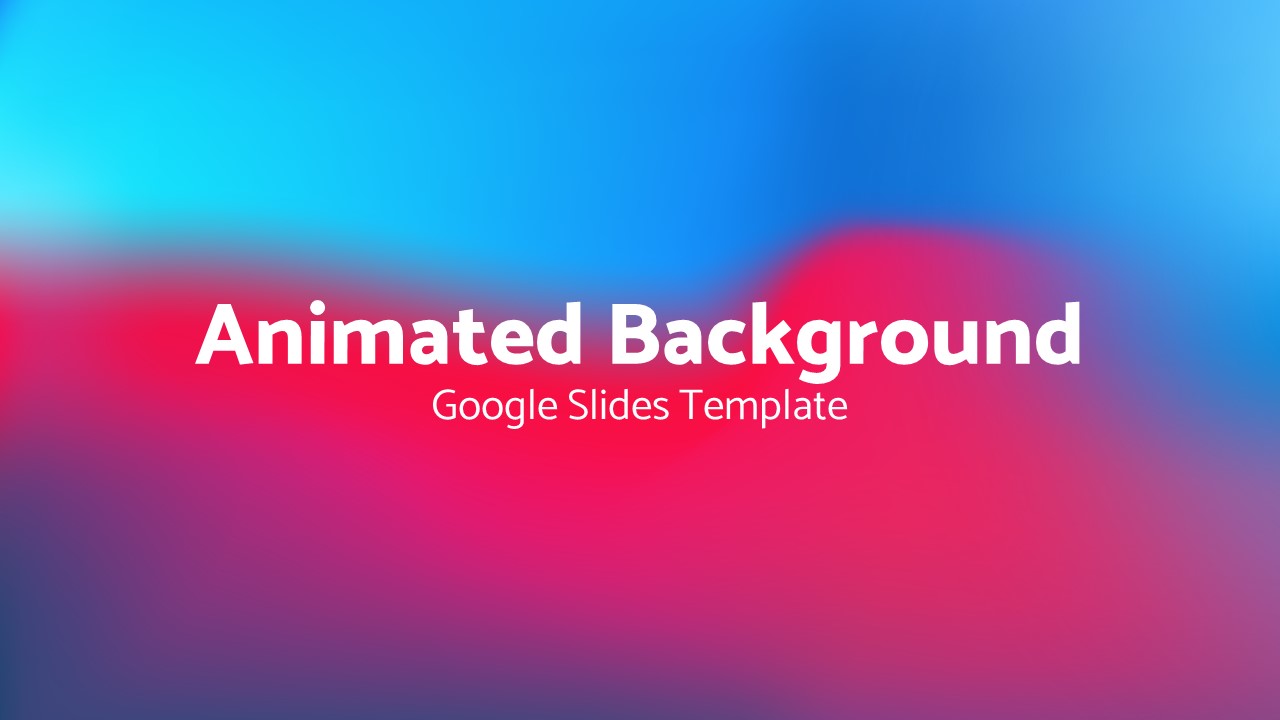 Free Animated Gradient Background Presentation Template