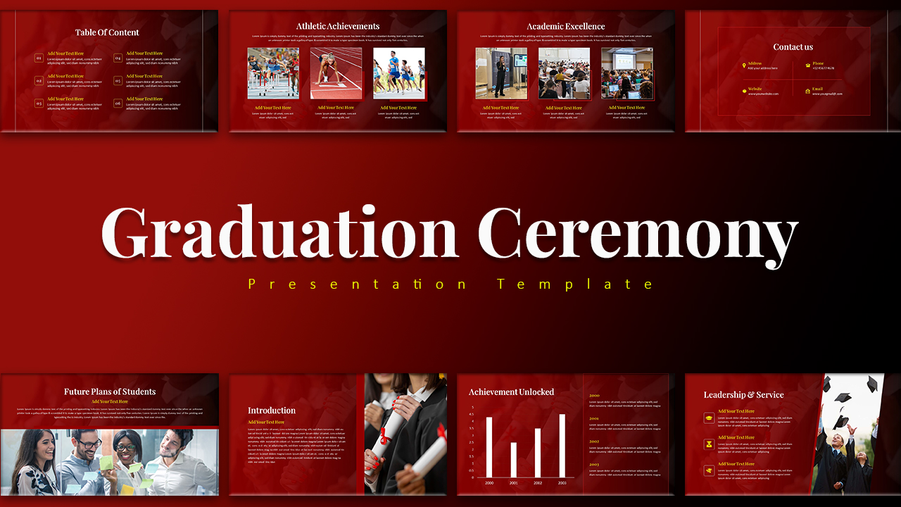 Free PowerPoint Templates For Graduation Ceremony