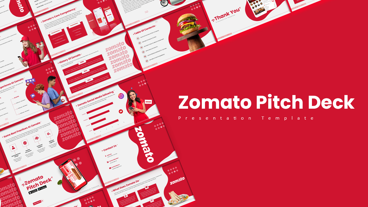 Free Zomato Business PowerPoint Templates