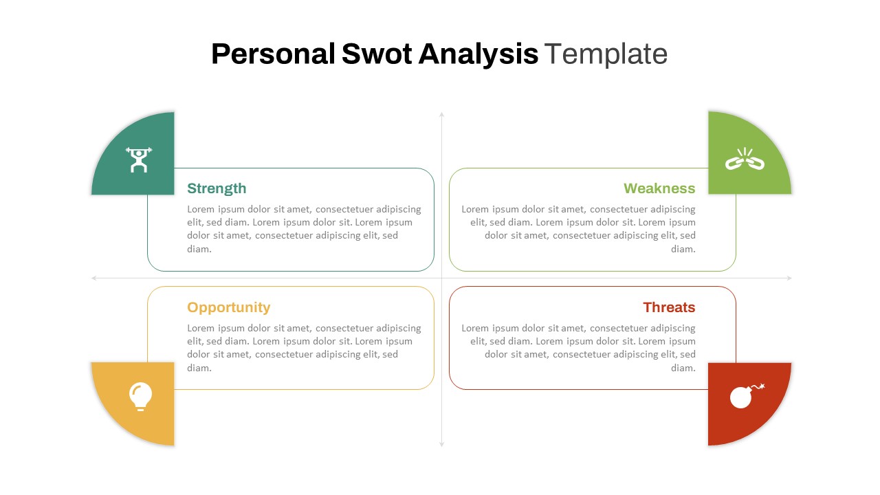 Personal SWOT Power Point Template