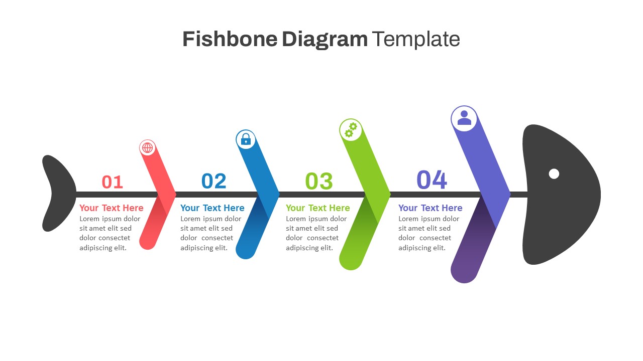 PowerPoint Fishbone Diagram Template