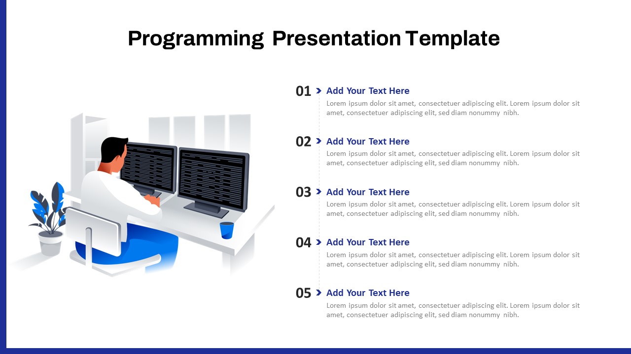 PowerPoint Template For Computer Science Programming