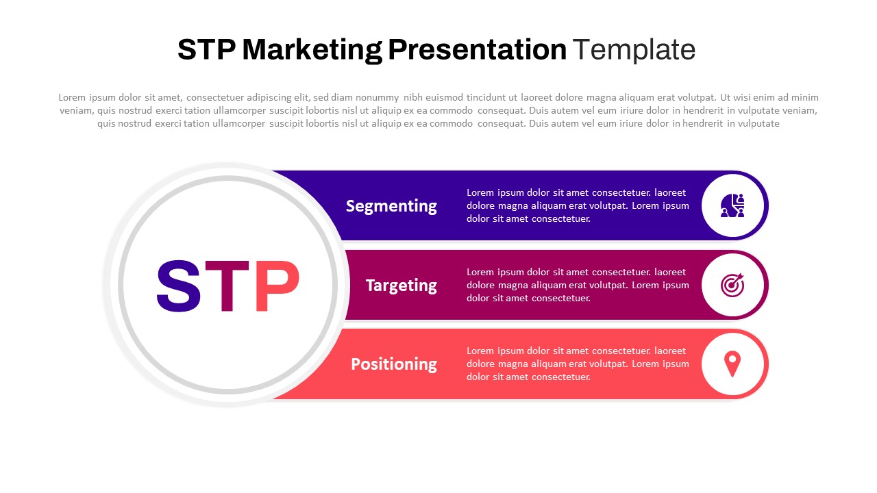 STP Marketing PowerPoint Template And Google Slides