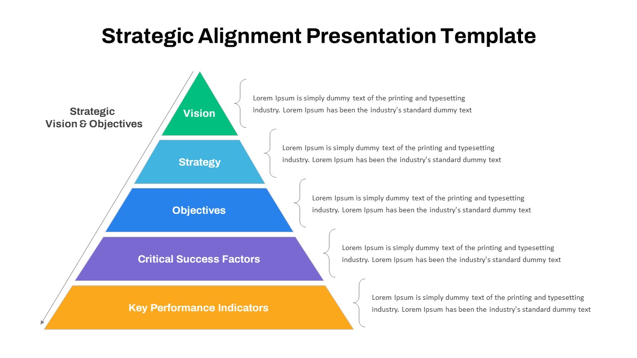 Strategic Alignment Pyramid Presentation Template